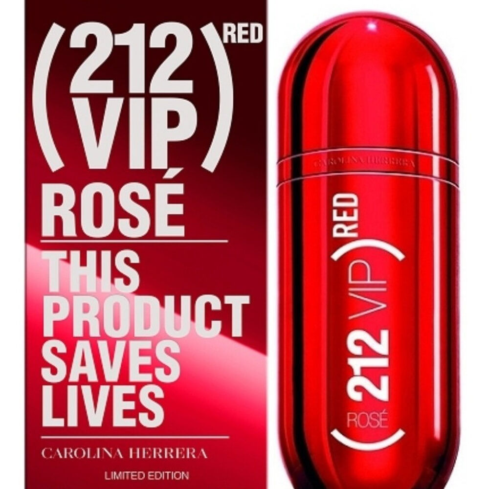 Carolina Herrera 212 Vip Red Rose 80ml Edp image number 0.0