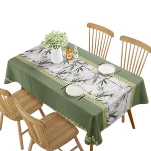 Mantel De Mesa Rectangular Impermeable Estampado Medida 140cm X 220cm