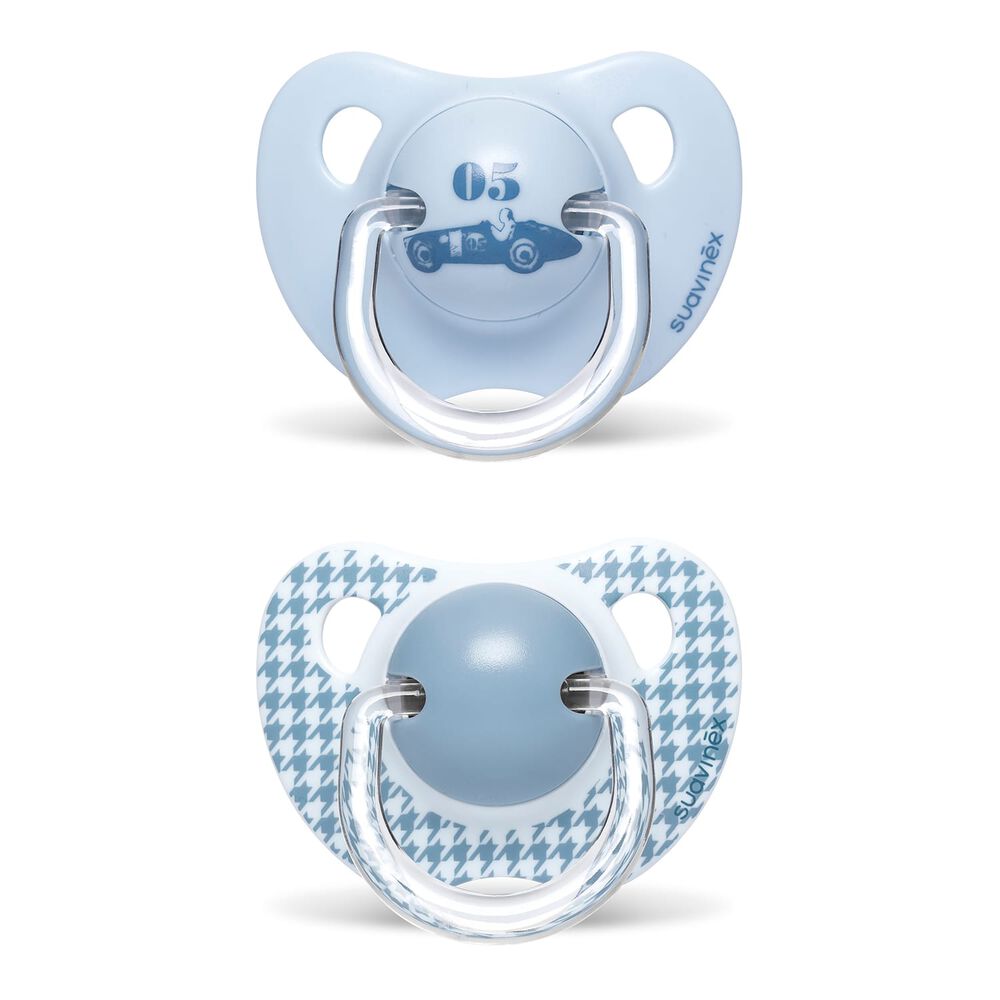 Chupete Evolution Anatomico Silicona 6-18m 2uni Toys Azul image number 0.0