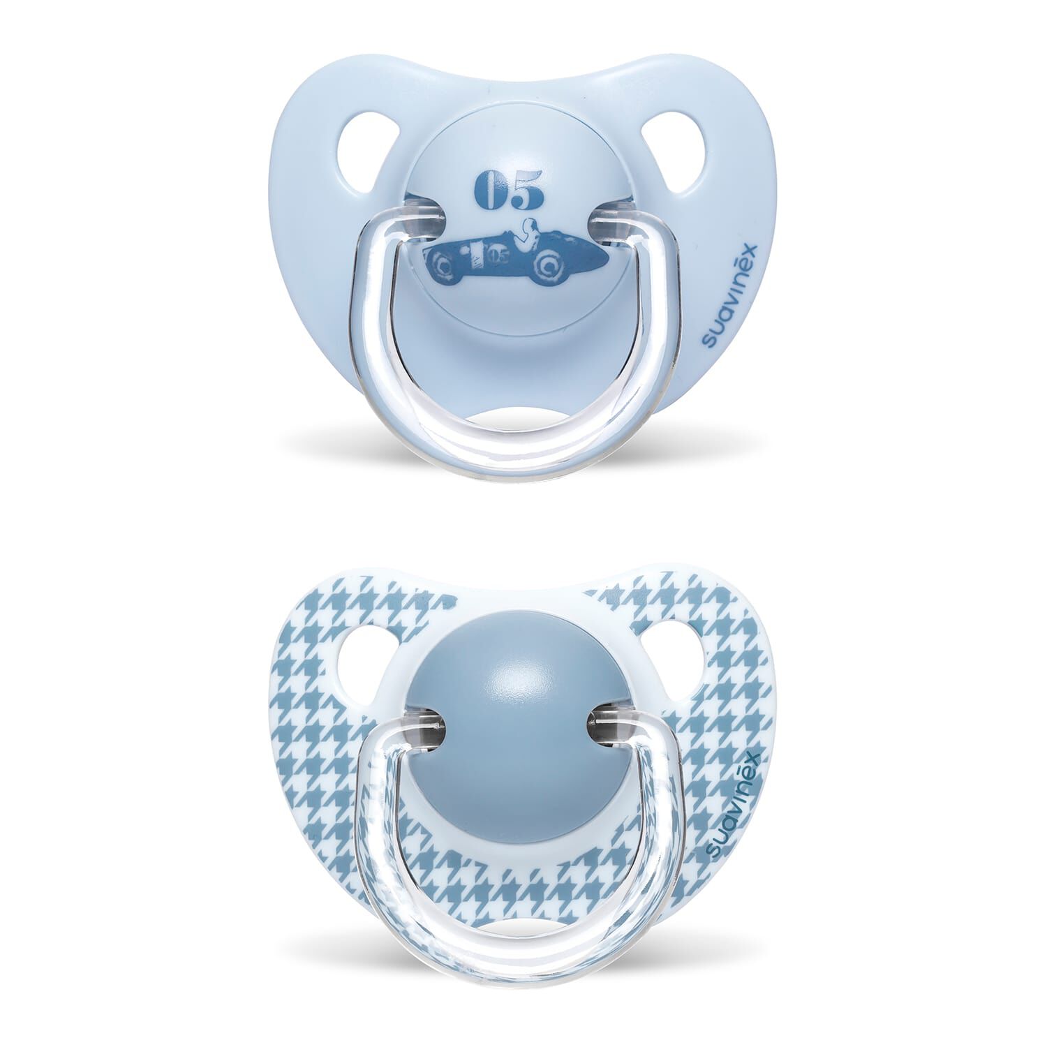 Chupete Evolution Anatomico Silicona 6-18m 2uni Toys Azul image number 0.0