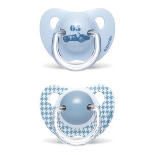Chupete Evolution Anatomico Silicona 6-18m 2uni Toys Azul