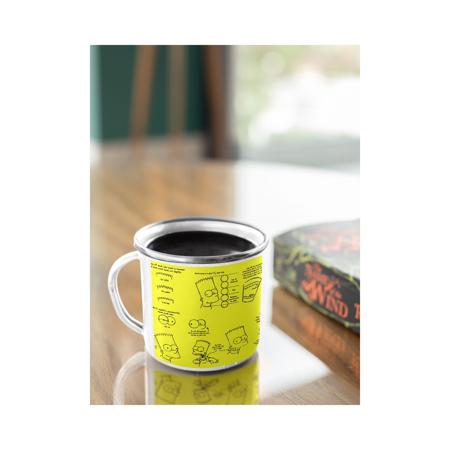 Taza Enlozada Lechera Bart Simpson Los Simpson image number 3.0