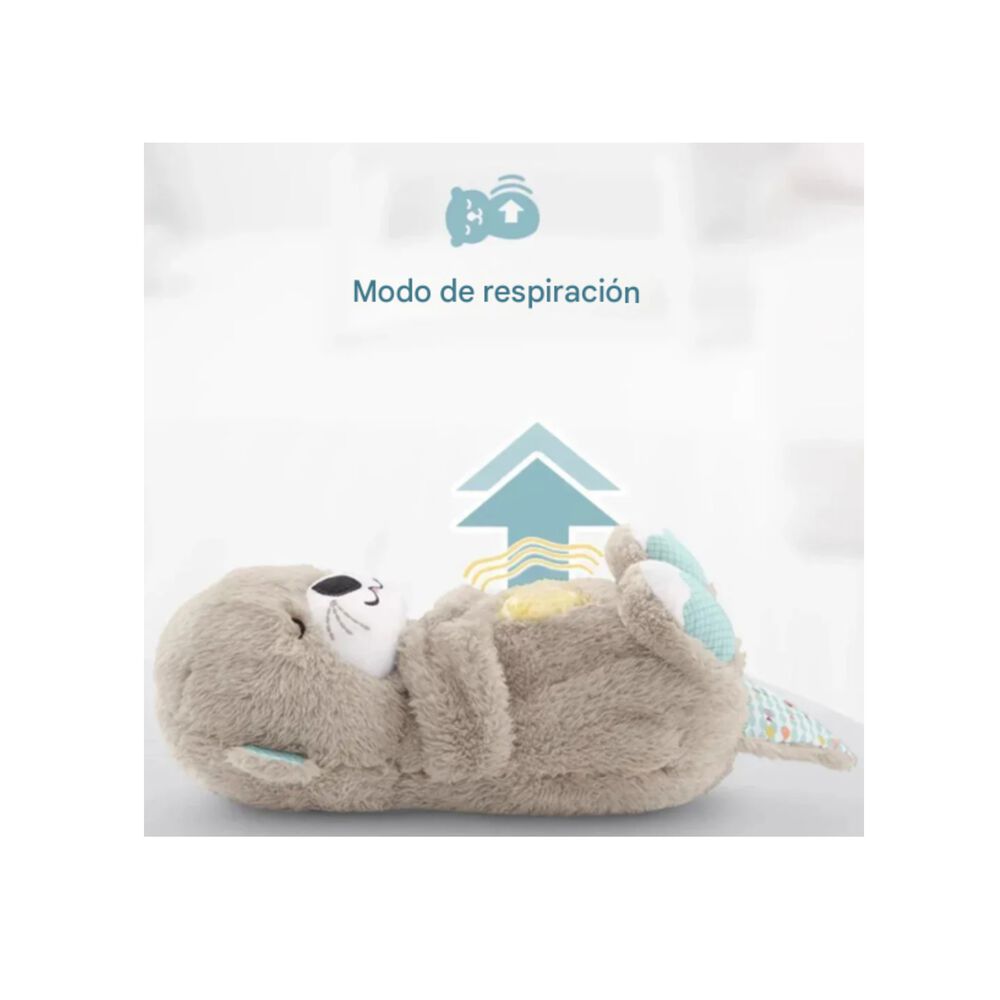 Nutria Peluche Relajante Luz Musical Juguete Respiraci&oacute;n image number 16.0