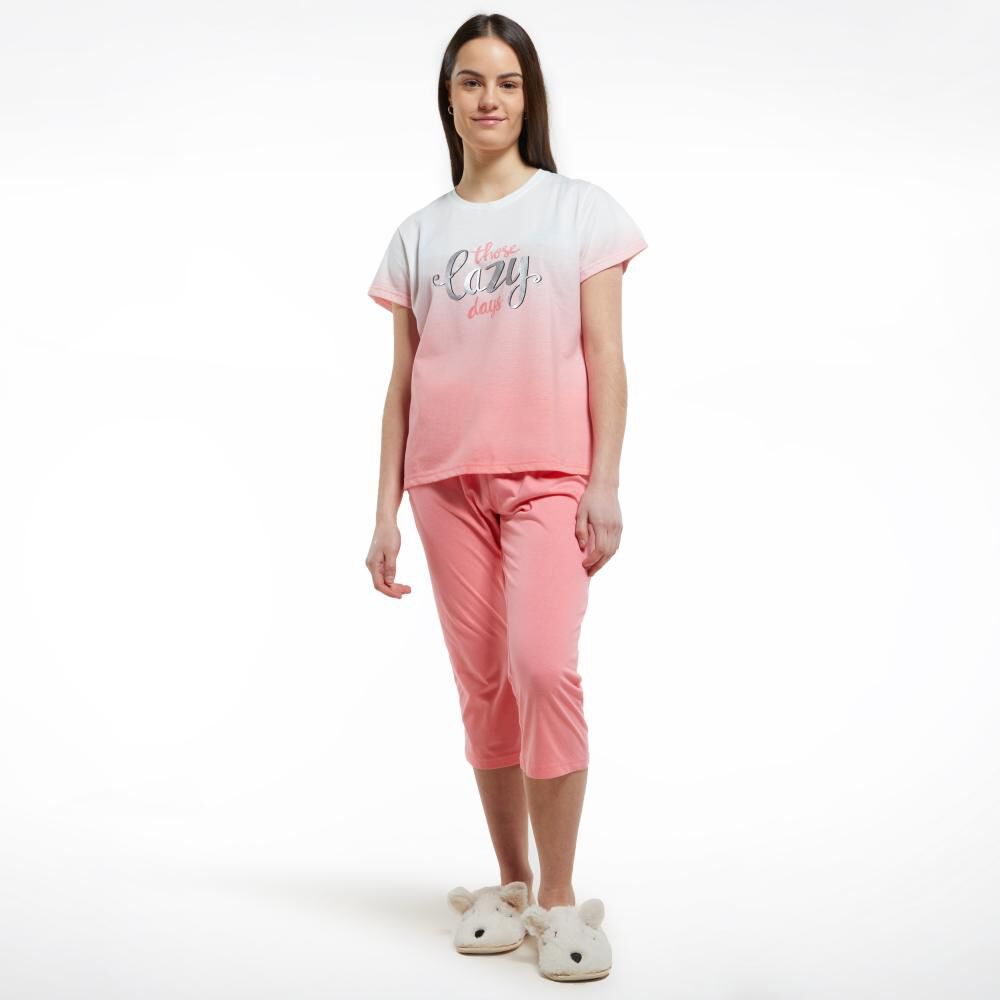Pijama Capri Manga Corta Mujer Freedom image number 0.0