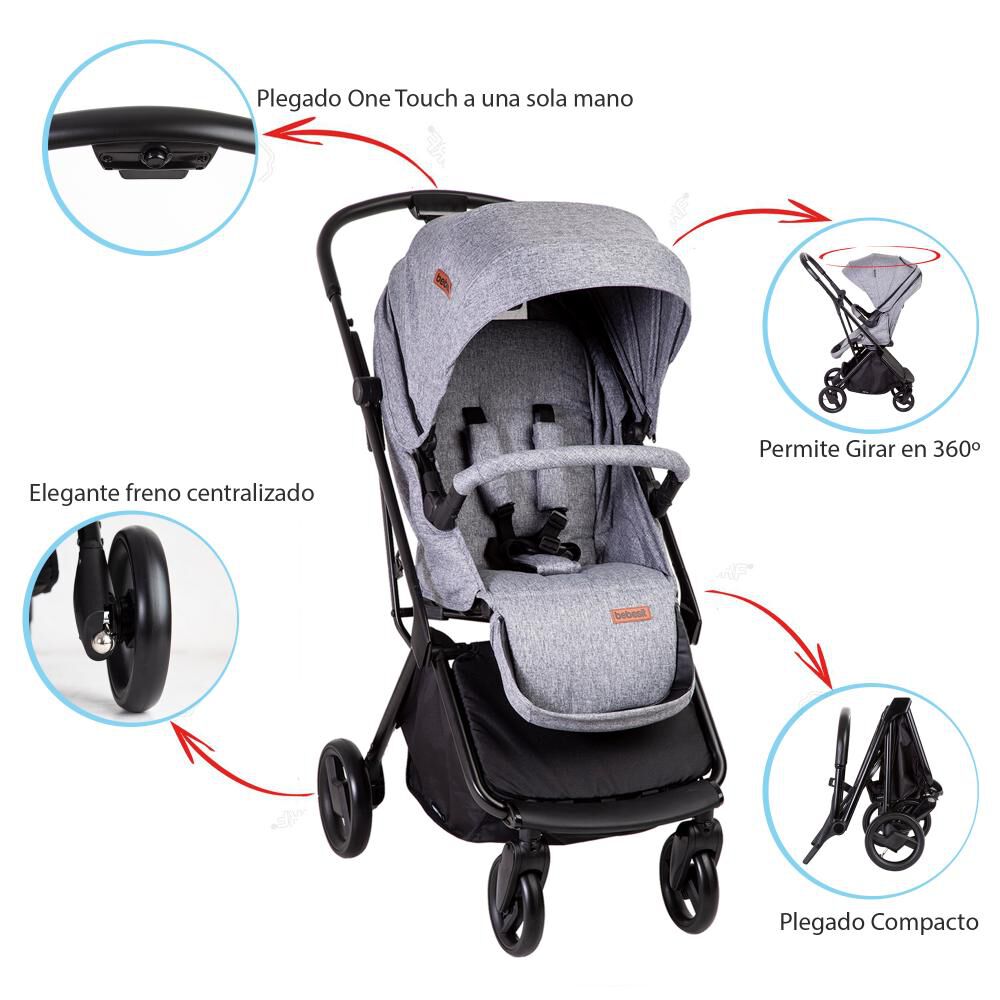 Coche Travel System Bebesit 9020 image number 8.0