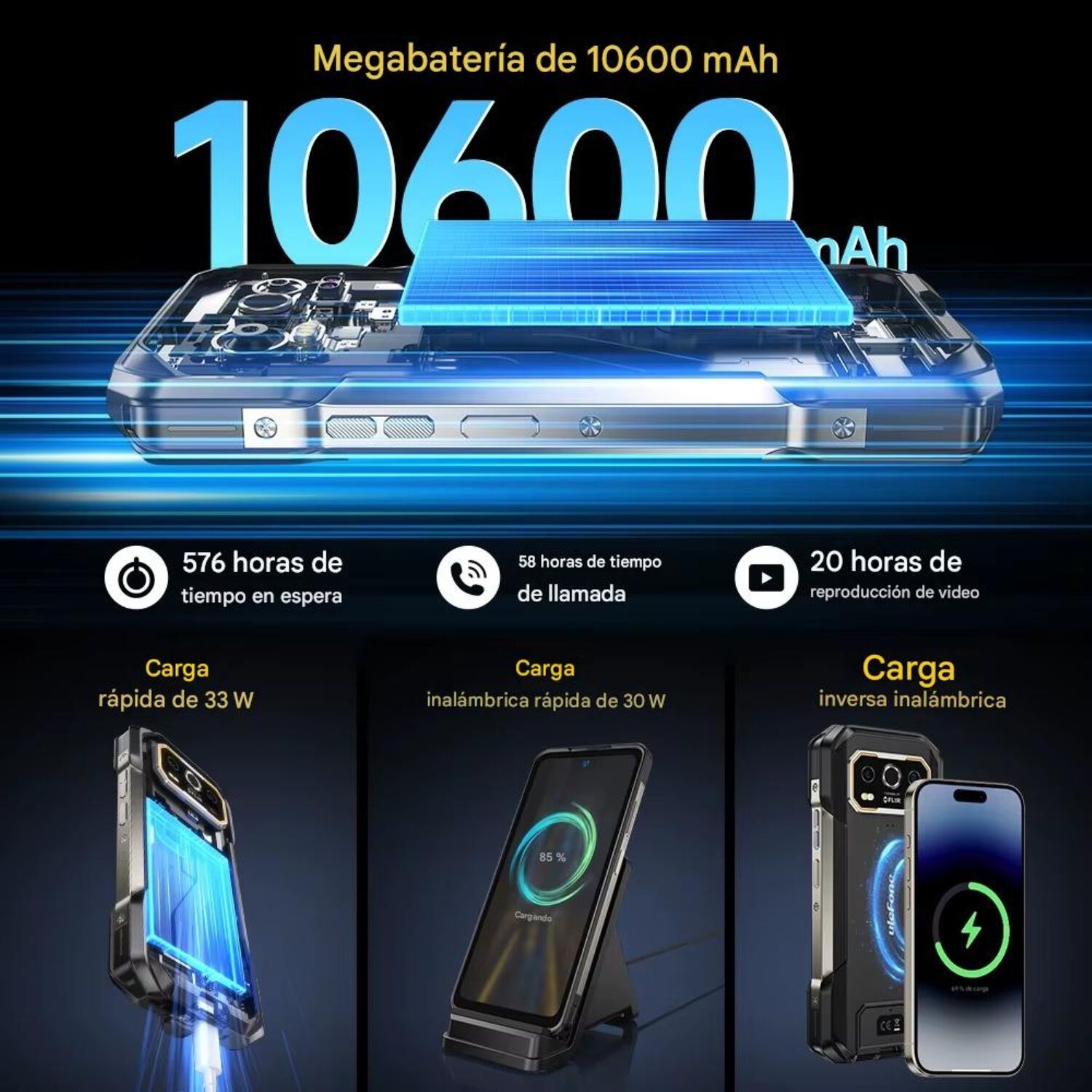 Ulefone Armor 27t | T&eacute;rmica Flir, Visi&oacute;n Nocturna Y 10600mah image number 5.0