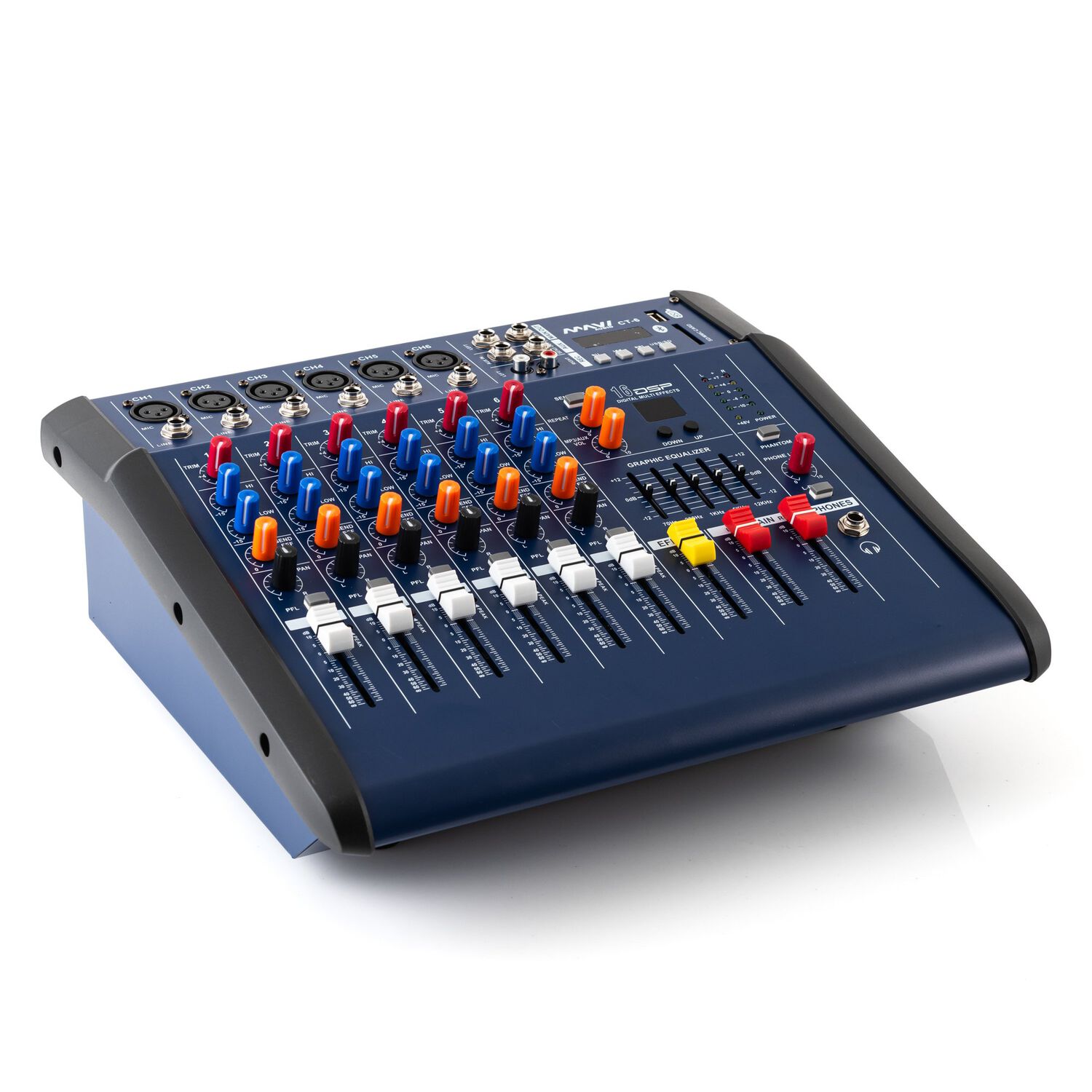 Consola Power Mixer Ct-6 Ch Mavi image number 3.0