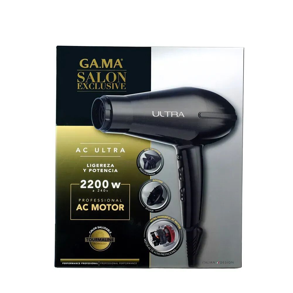 Secador De Pelo Profesional Salon Exclusive Tourmaline Ac Ultra Gama 2200w image number 2.0