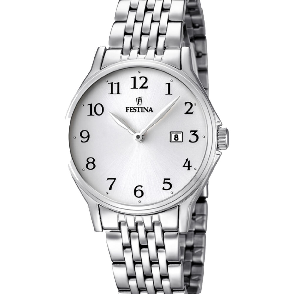 Reloj F16748/1 Festina Blanco Mujer Acero Clásico image number 0.0