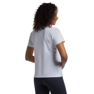 Polera Essential Manga Corta Blanca Mujer