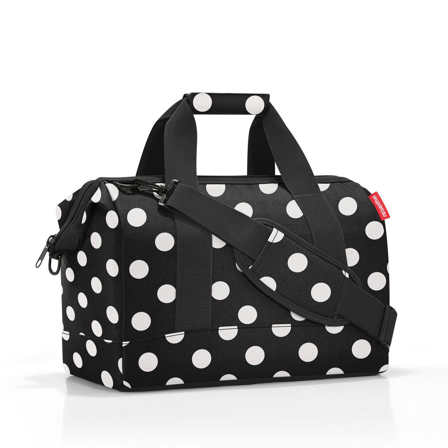 Bolso De Viaje Allrounder M - Dots White image number 2.0