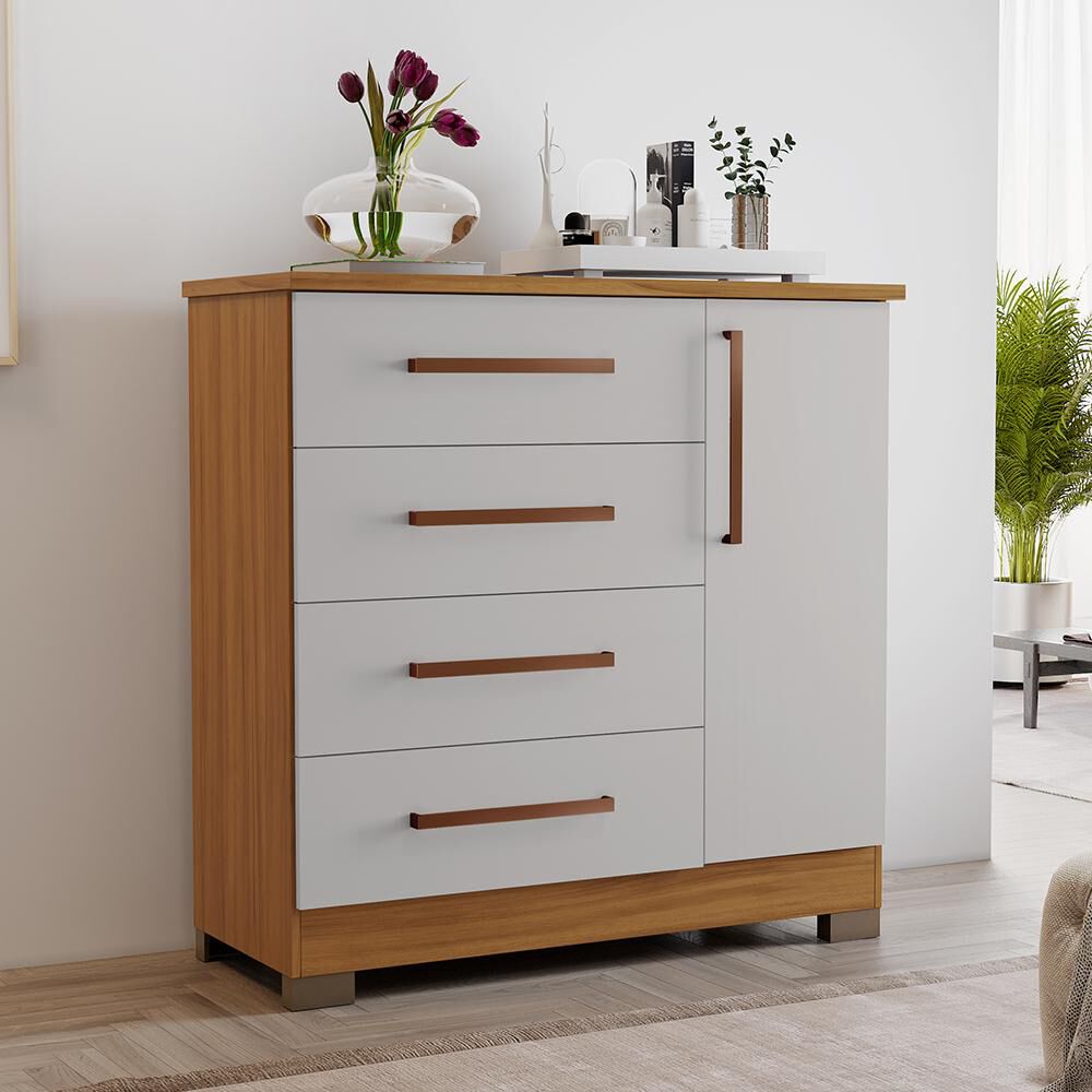C&oacute;moda Home Mobili Comoda Edi / 1 Puerta(s) / 4 Caj&oacute;n(es) image number 4.0