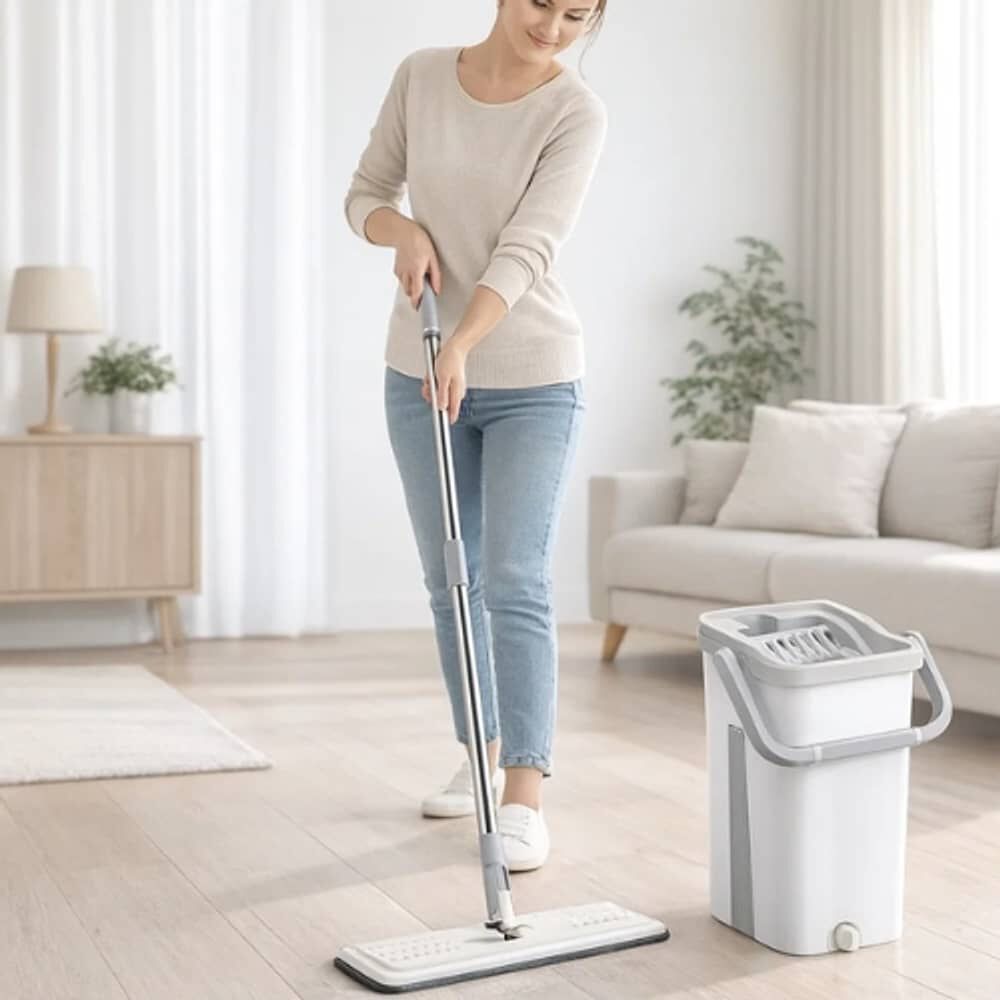 Trapeador Escurridor Mopa Rotativa Con Repuesto image number 2.0