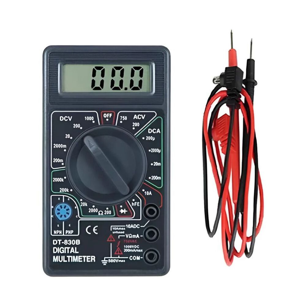 Tester Multimetro Digital Dt830b Medidor De Voltaje image number 4.0