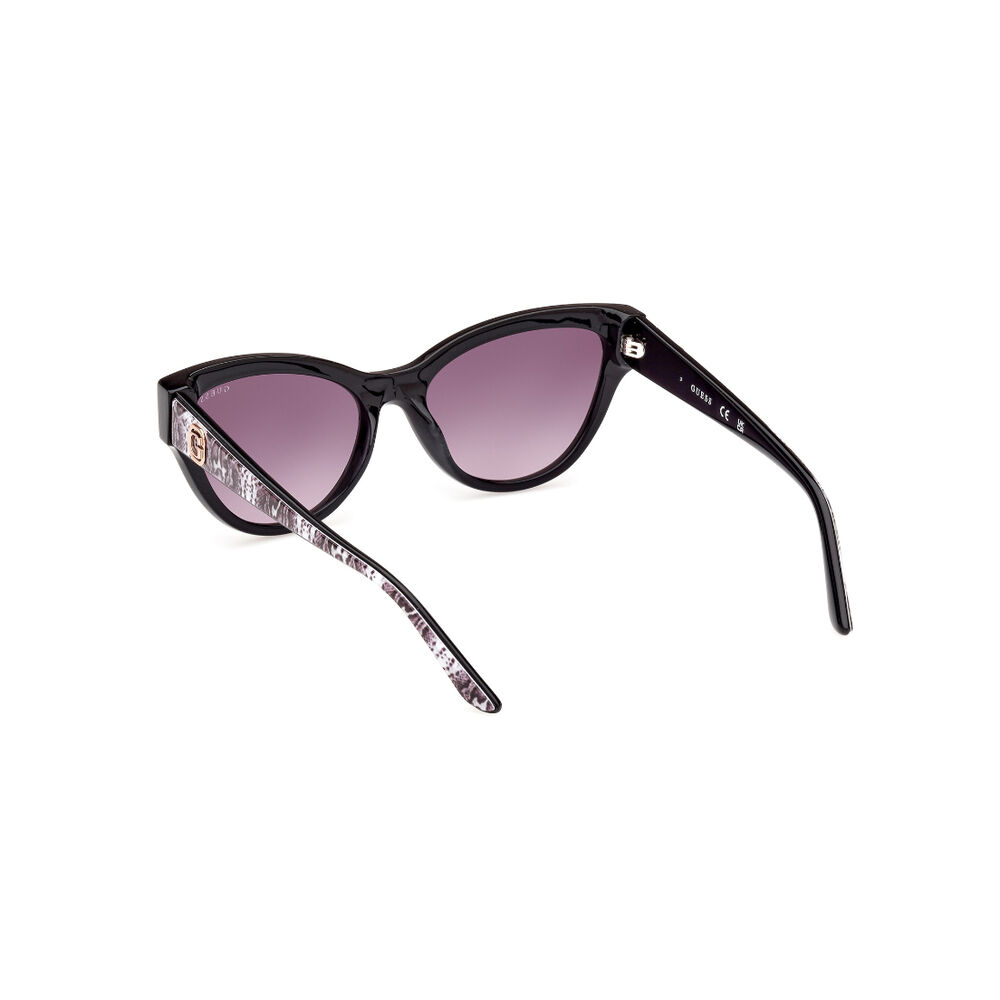 Lentes De Sol Negro Brillante Degradé Guess image number 3.0