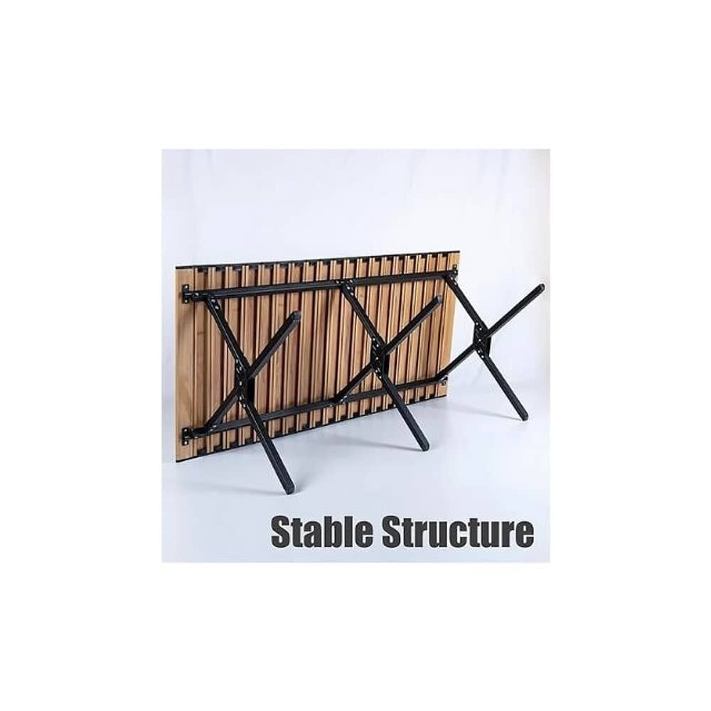 Mesa Plegable De Picnic Grande Beige image number 1.0