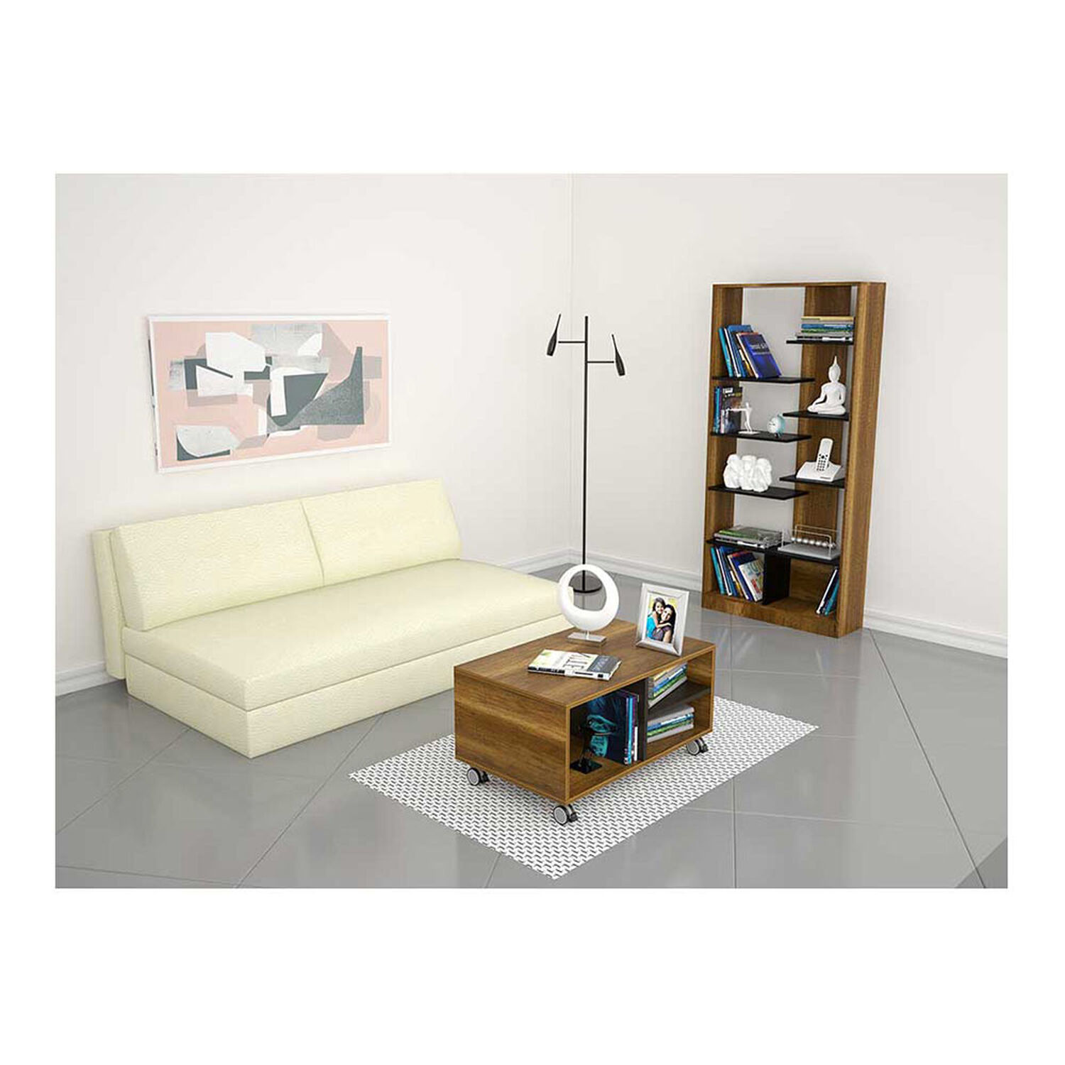Combo Biblioteca Con Mesa De Centro Tuhome Classic Color image number 0.0