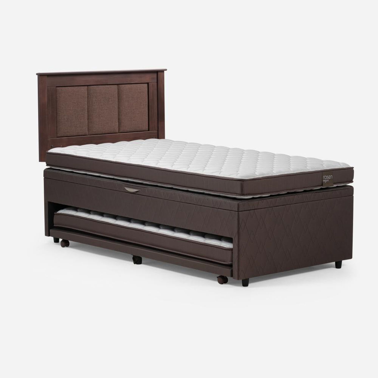 Bed Boxet Rosen Ergo T / 1.5 Plazas / Base Normal + Respaldo Rachel image number 2.0