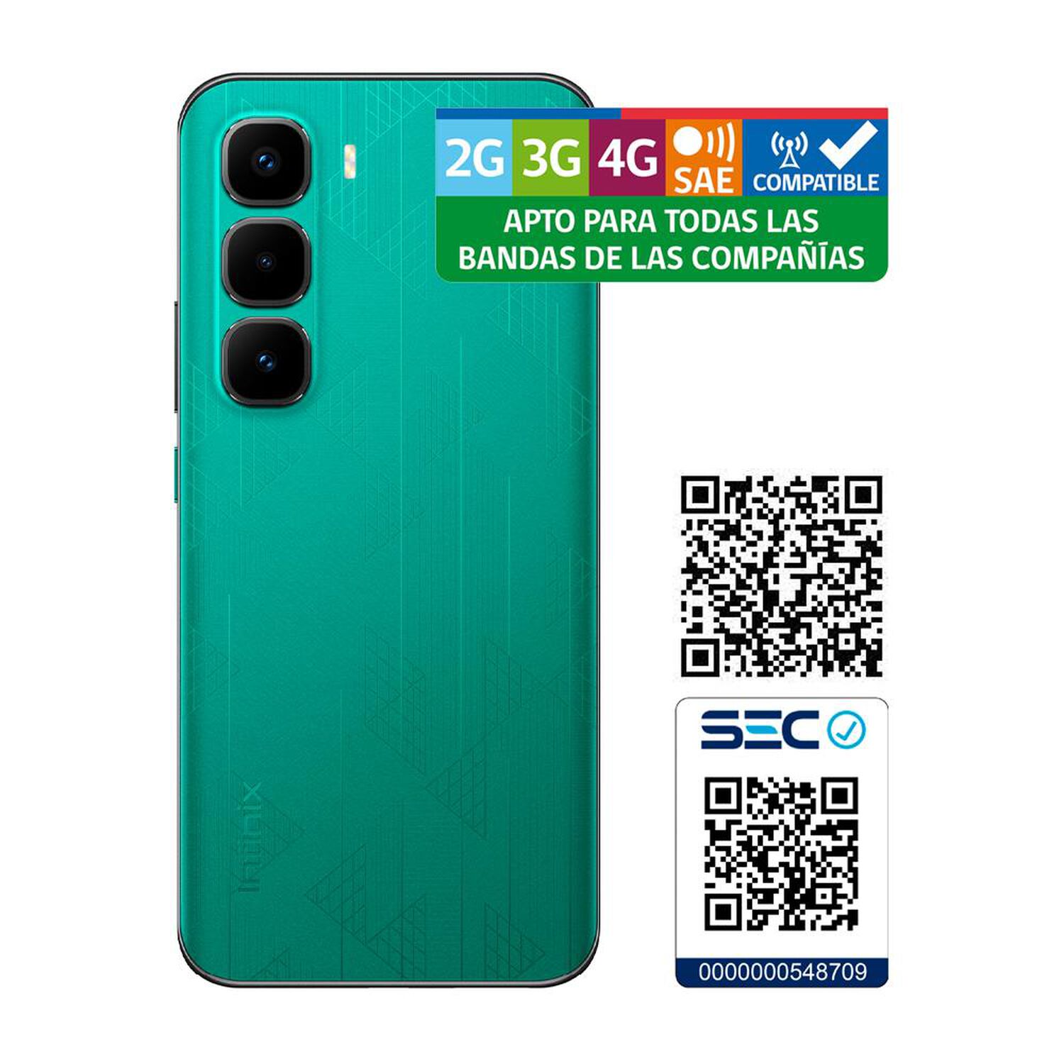Smartphone Infinix Hot 60 Pro+ / 256 GB / Verde / Liberado image number 6.0