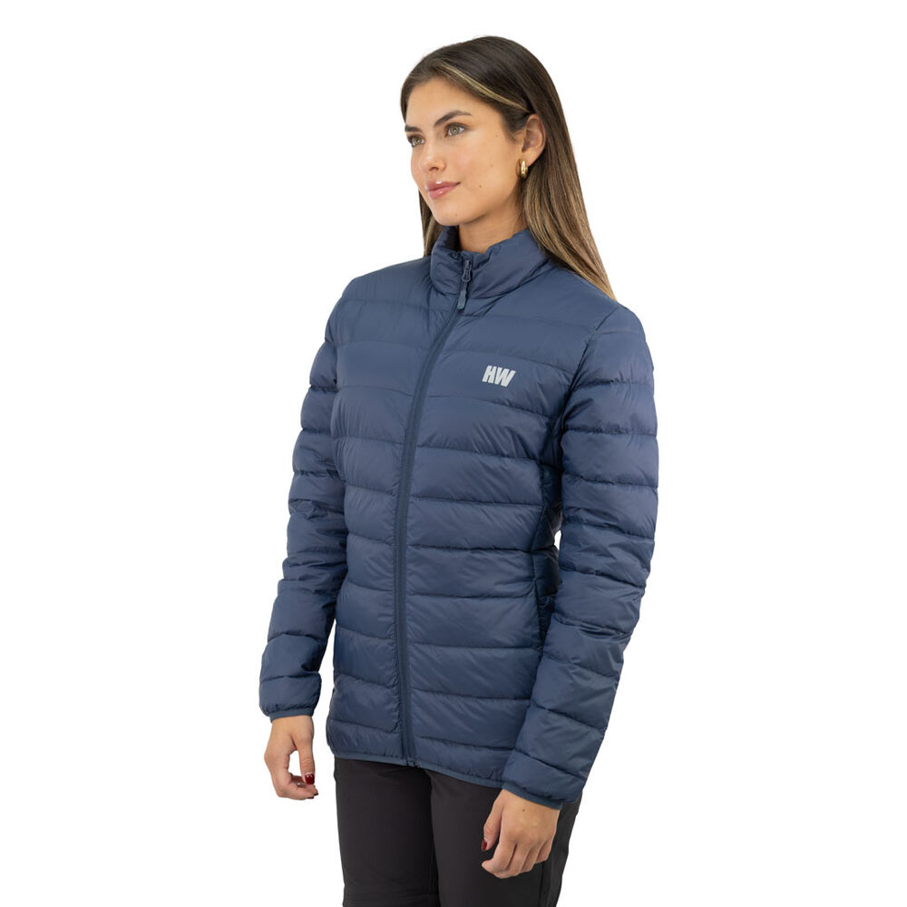 Parka Pluma Hw Pullay Pro Azul Mujer image number 2.0