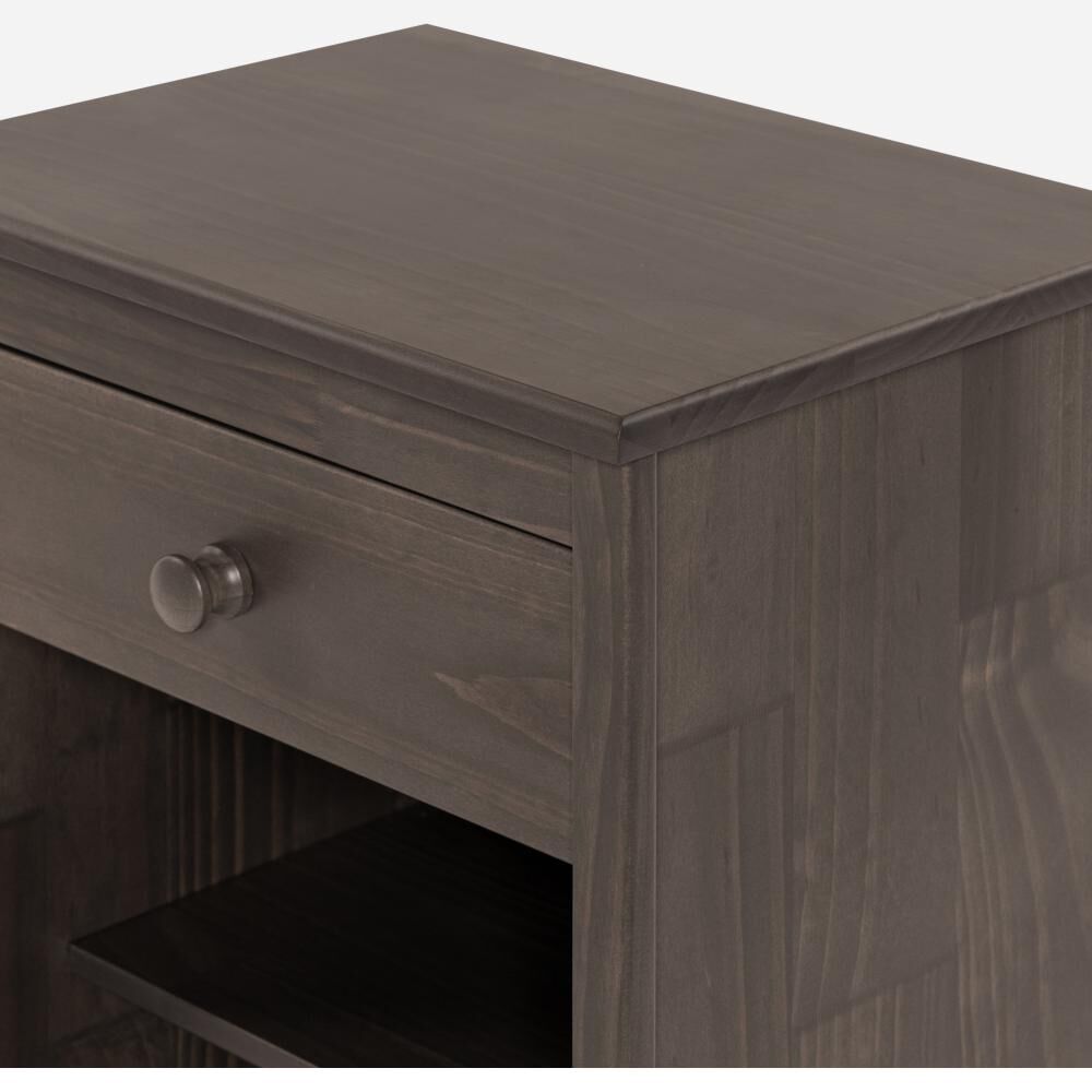 Cama Europea Rosen New Style 6 / 1 Plaza / Base Normal  + Set Maderas Rachel Gris image number 4.0