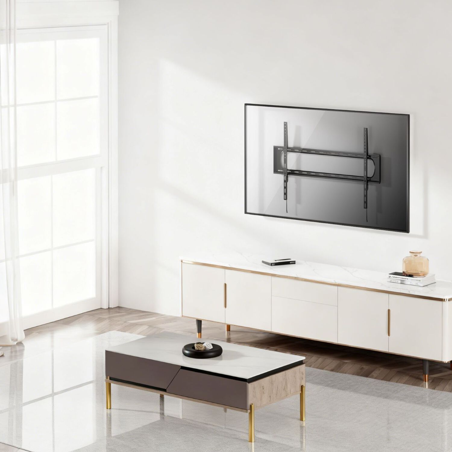 Soporte Fijo Para Tv De Alta Carga 60" ~ 120" - 120kg Sbrp73-69f Brasforma image number 5.0