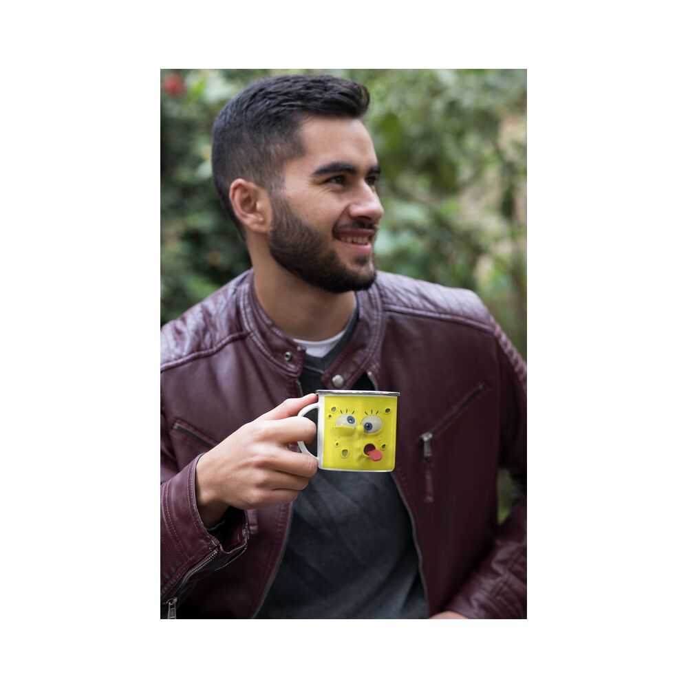 Taza Enlozada Lechera Bob Esponja Personaje Animado image number 2.0