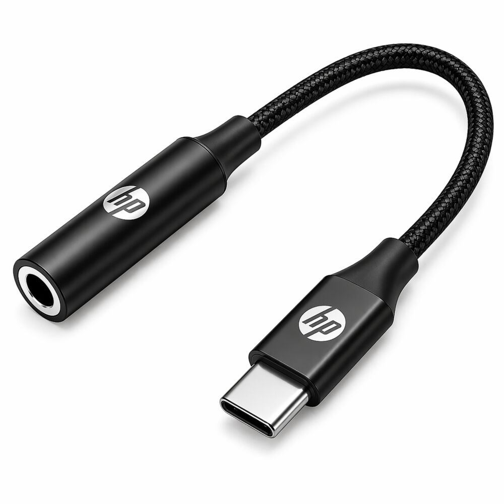 Adaptador Para Audio Usb-c A Jack 3.5mm Hp Hifi Dhc-tc131 image number 1.0