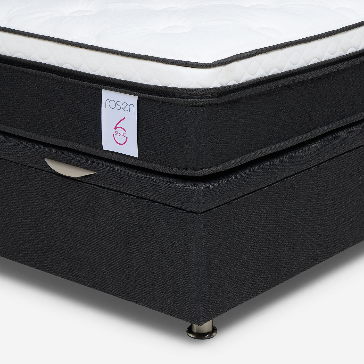 Cama Ba&uacute;l Rosen New Style 6 / 1.5 Plazas / Base Normal image number 6.0