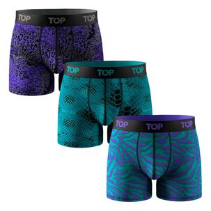Pack 3 Boxer Medio Algodón Skins Top