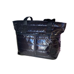 Bolso Tote Acolchado Brillante