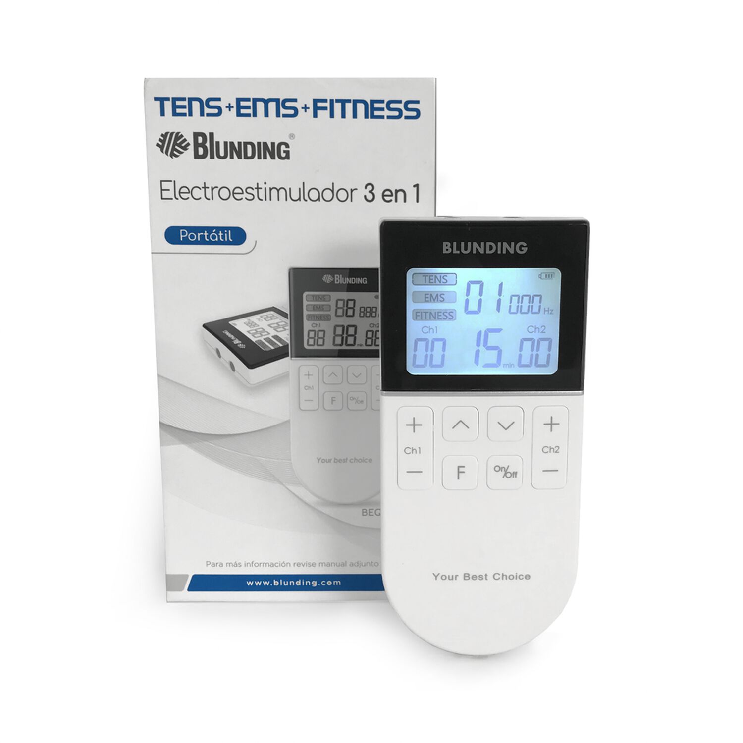 Tens Ems Fitness Blunding 2 Canales image number 0.0