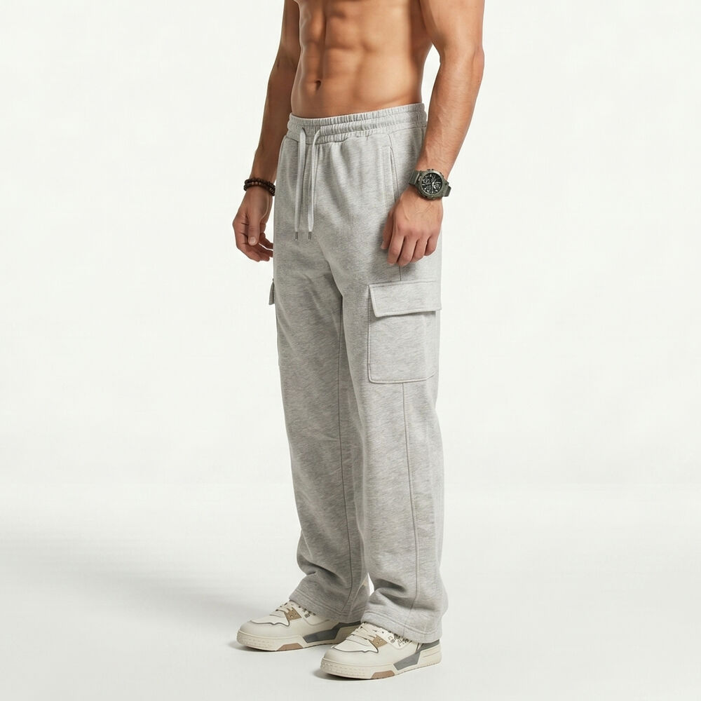 Pantalon Buzo Cargo Forro Polar Hombre image number 1.0