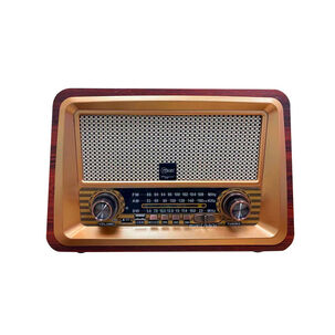 Radio Parlante Mlab 9136 Retro Stezzano Bluetooth Usb Tf Fm Color Café