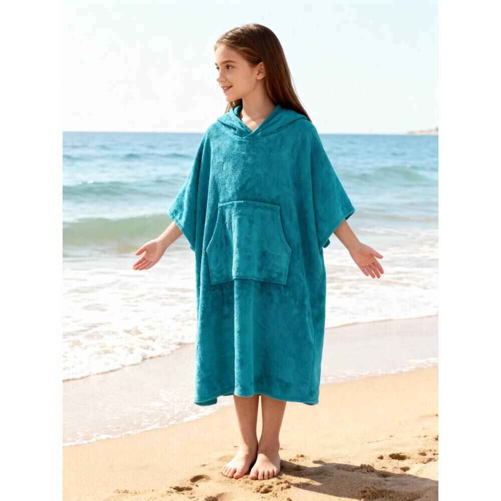 Toalla Playa Capucha Casaideal Poncho / 78 X 92 Cm image number 0.0