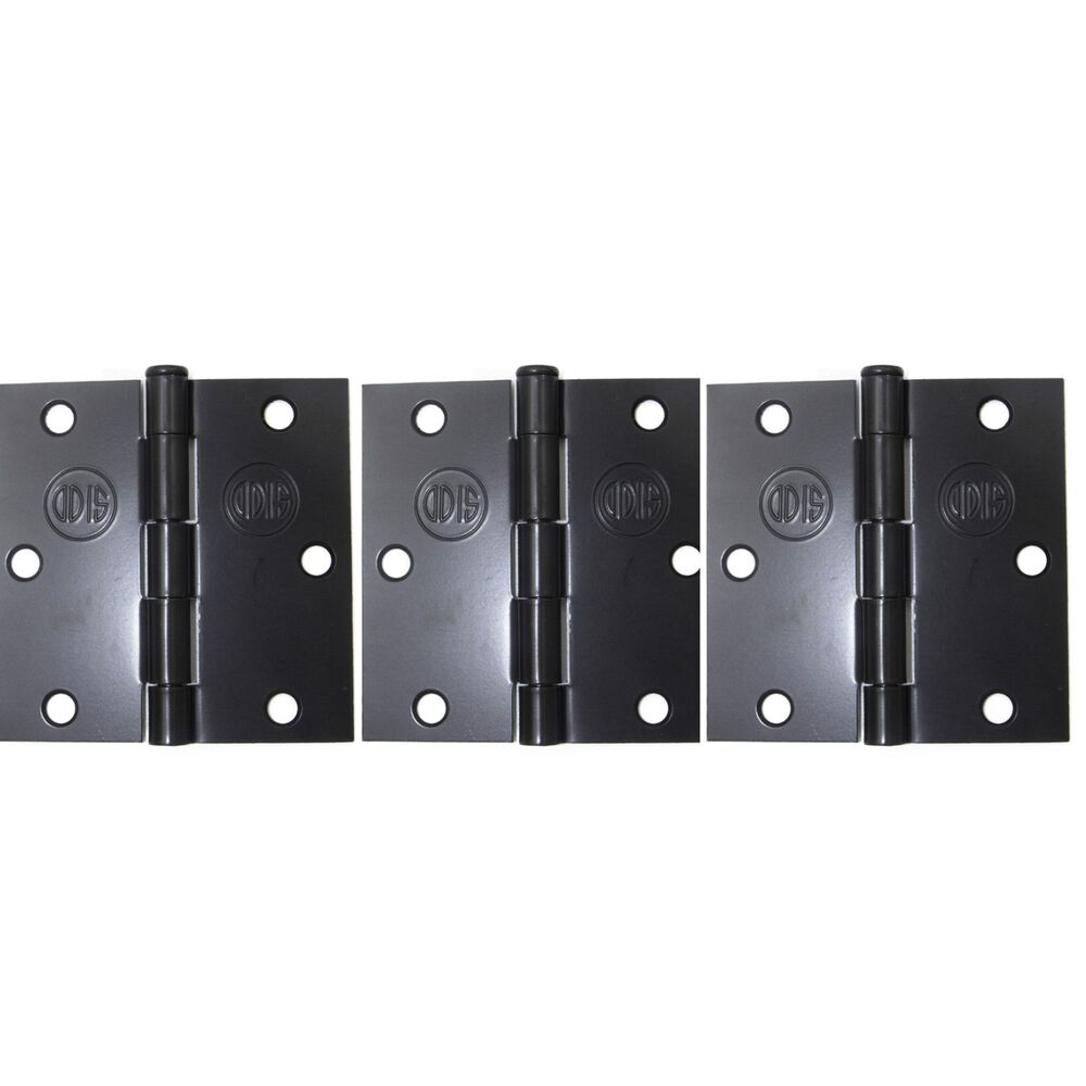 Pack 3 Bisagra Acero Odis 3,5&rdquo;&times;3,5&rdquo;&times;2,0mm - Negro image number 8.0
