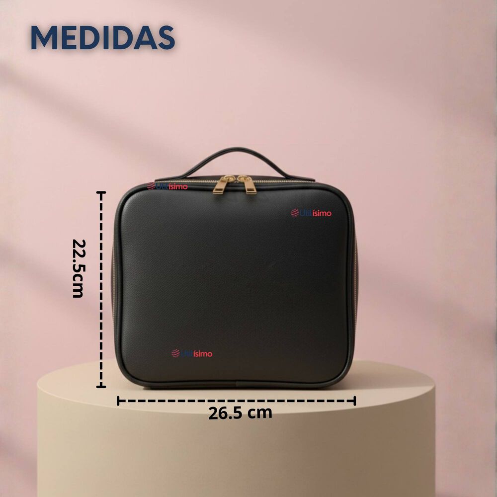 Malet&iacute;n De Maquillaje Con Luz Led Y Espejo Estuche De Maquillaje Organizador image number 2.0