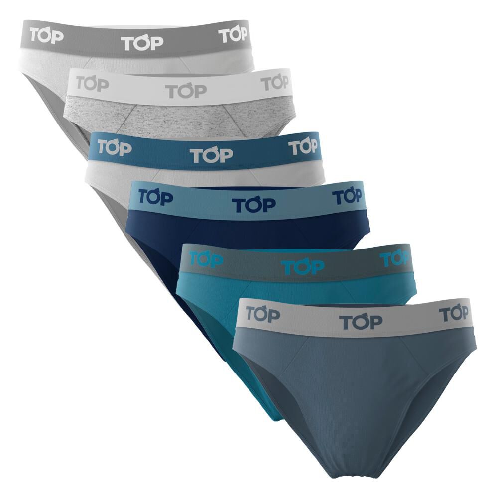 Pack Slips Hombre Top / 6 Unidades image number 0.0