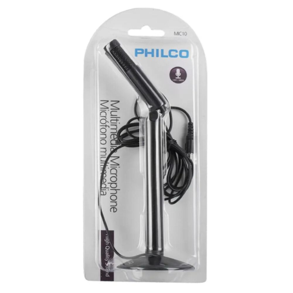 Microfono Multimedia Jack 3.5 Pc Negro Mic-10 image number 5.0