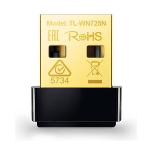 Adaptador Nano Usb Tp-link Tl-wn725n N150 De Alta Velocidad, Dise&ntilde;o Liso Y Brillante