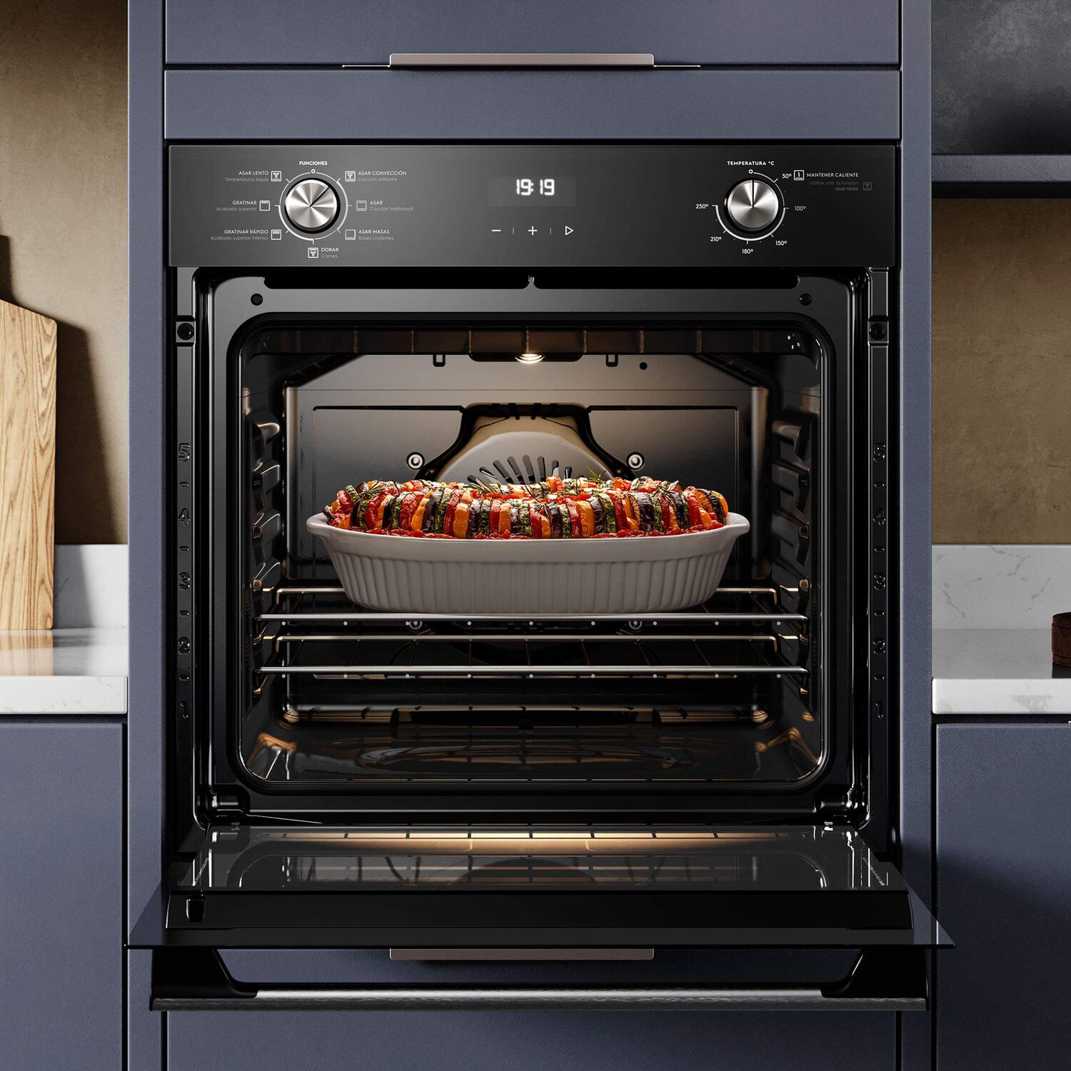 Horno Empotrable El&eacute;ctrico Electrolux 80 Litros Con Convecci&oacute;n, Perfectcook360 Y Negro (oe8eh) image number 11.0
