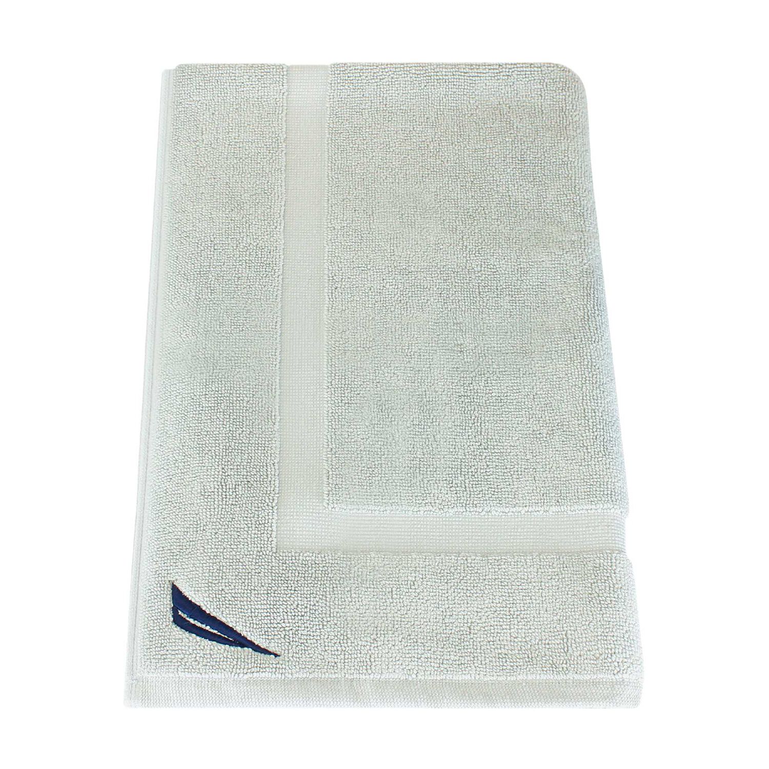 Toalla De Piso Signature Nautica Home 100% Algod&oacute;n 45x76cm Gris Claro image number 2.0