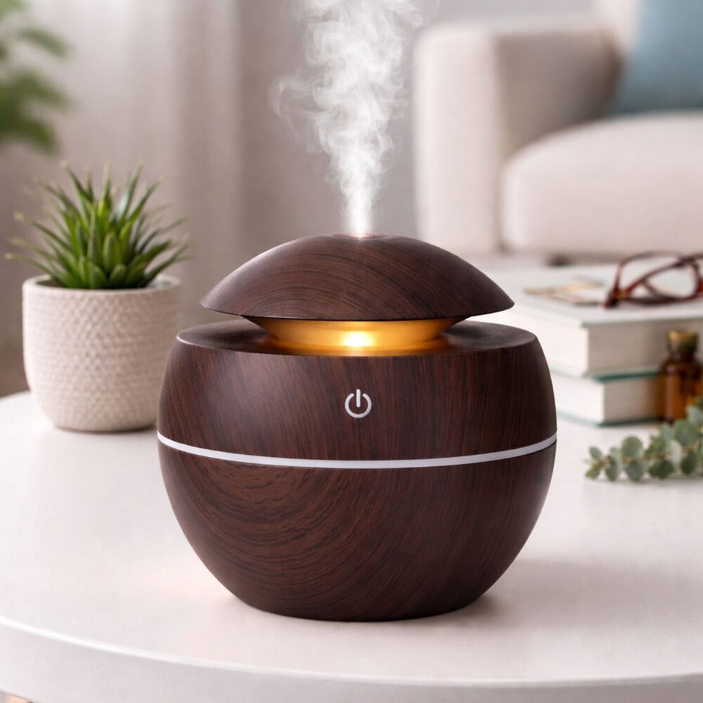 Pack 2 Humidificador Aromatizador Madera Beige 12 Esencias image number 2.0