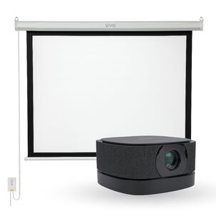 Proyector Port&aacute;til Lumix 9000lm + Tel&oacute;n El&eacute;ctrico 100" Levo