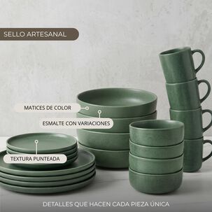 Vajilla Cer&aacute;mica Dublin 30 Piezas Para 6 Personas