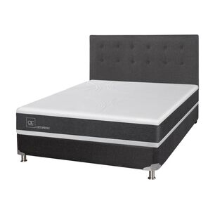 Box Spring Cic Ortopedic / 2 Plazas / Base Normal + Respaldo