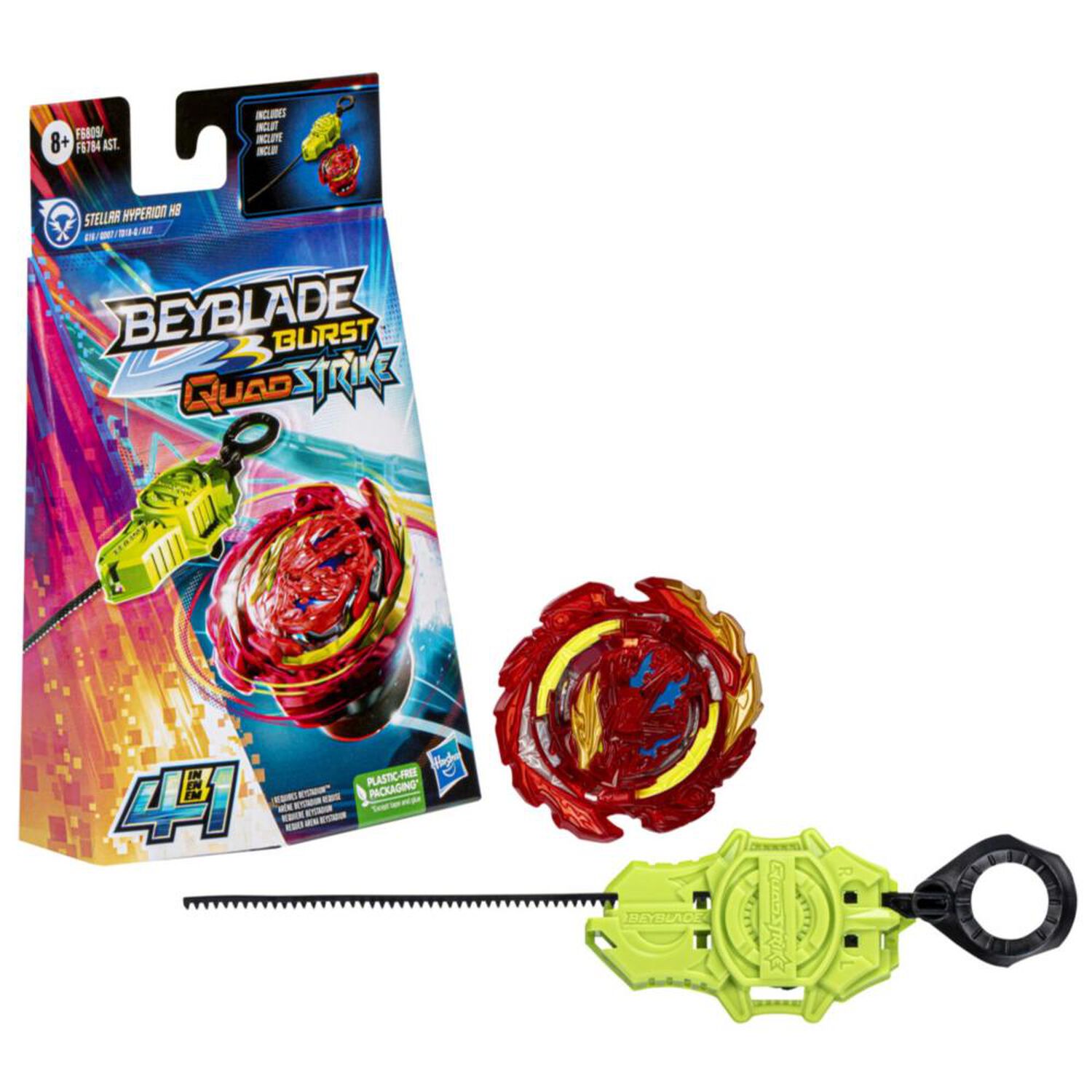 Set De Juguete Beyblade Qs Stellar Hyperion H8 image number 2.0