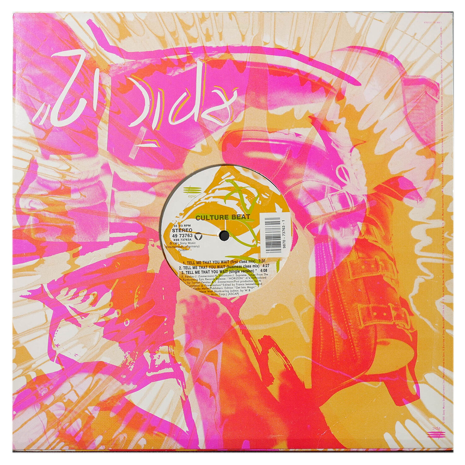 Culture Beat - Tell Me That You Want | 12" Maxi Single Usado image number 0.0