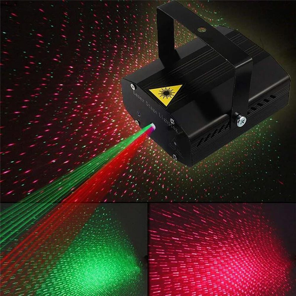 Luces Laser Para Fiestas Rgb Con Sensor Rítmico Led08 image number 9.0