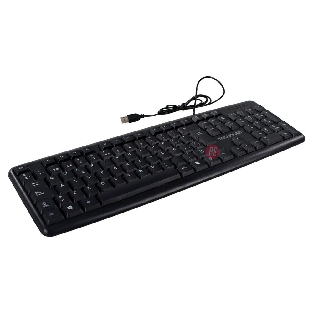 Teclado Alambrico Usb Full Size 104 Teclas Estandar - Ps image number 1.0